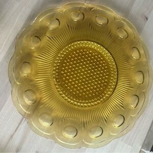 Lot of Collins Manhattan Bartlett Amber Platter, Madrid Serving Bowl, 3 Plates